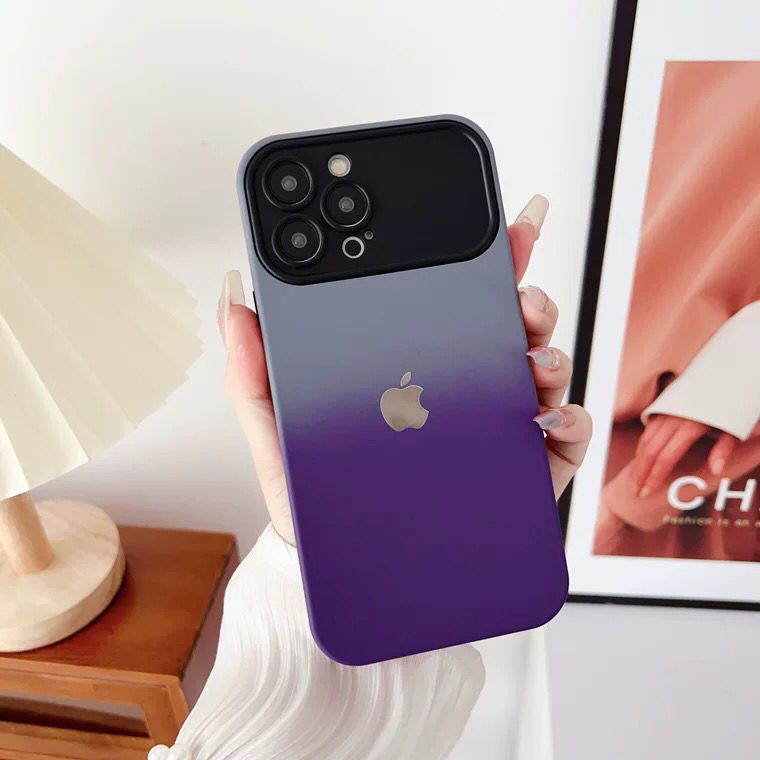 iPhone Case Gradient Color Series with Large Window(With Logo)