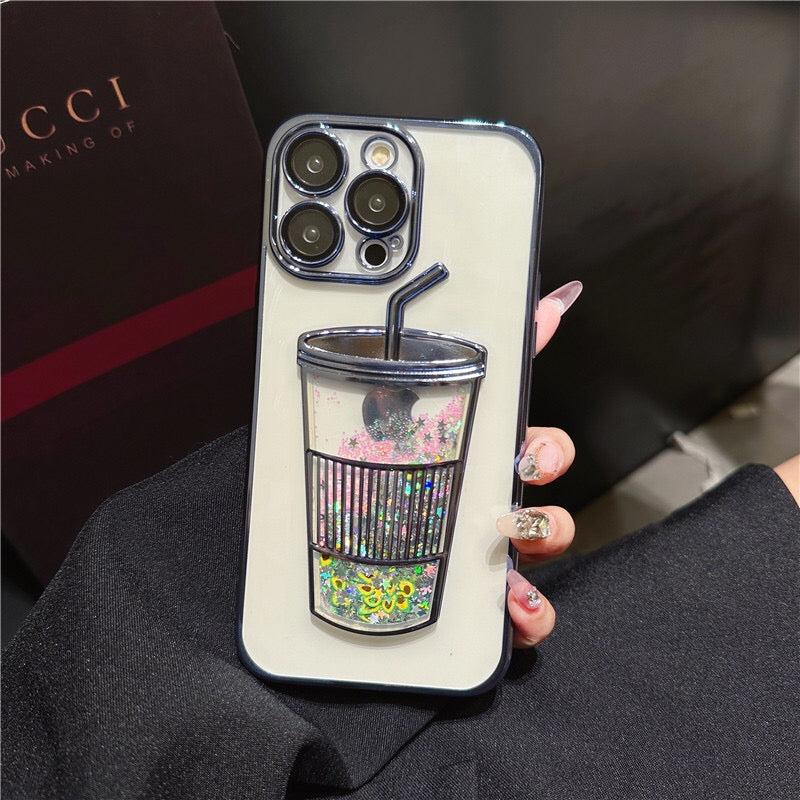 iPhone Case Quicksand Bottle Design A