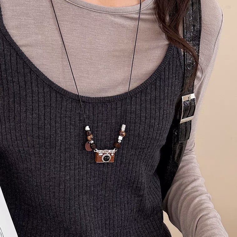 Necklace Cute Camera Design