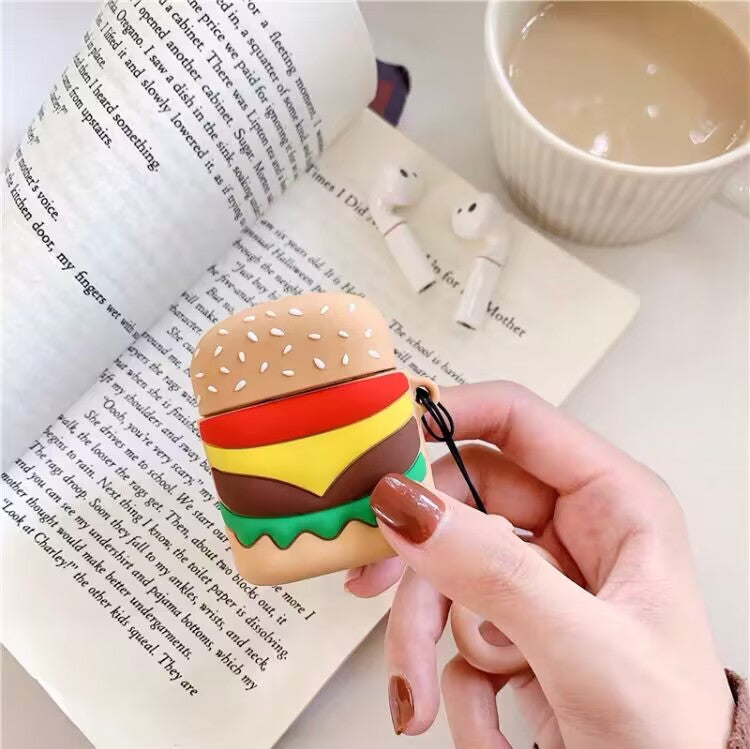 AirPods Case Cartoon Design C with A Hook