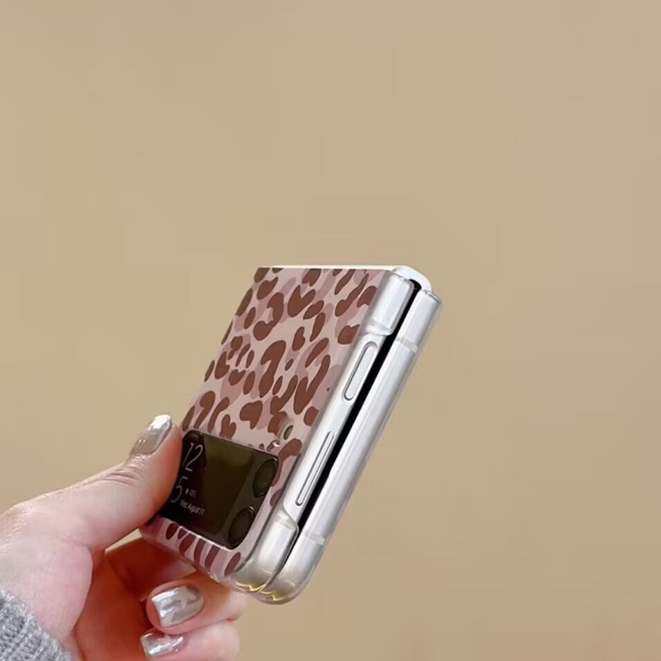 Phone Case Pink Leopard Design