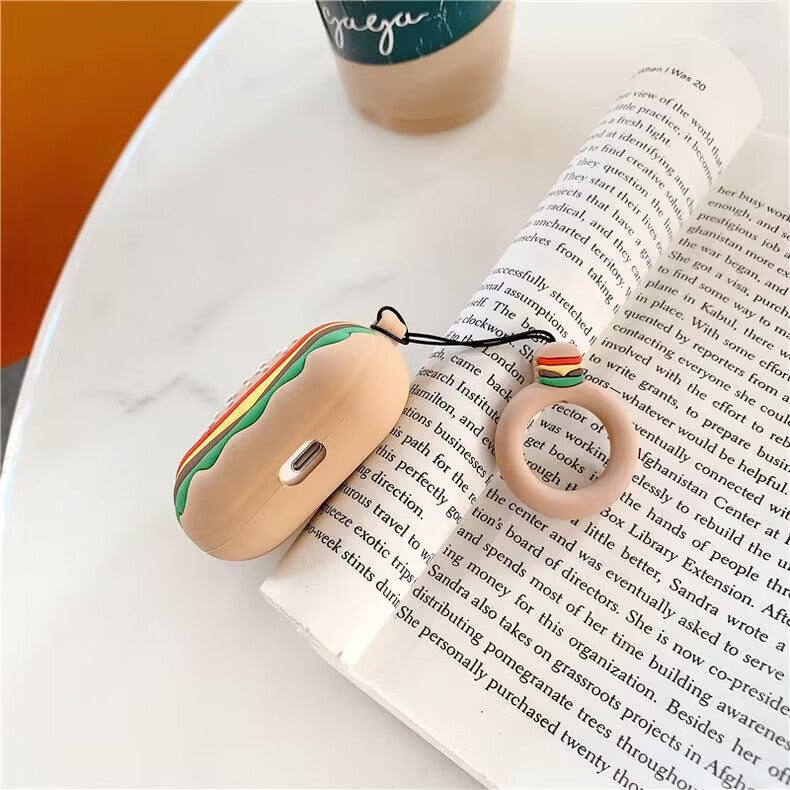 AirPods Case Cartoon Design C with A Hook