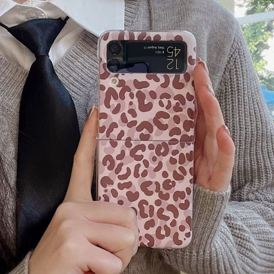 Phone Case Pink Leopard Design