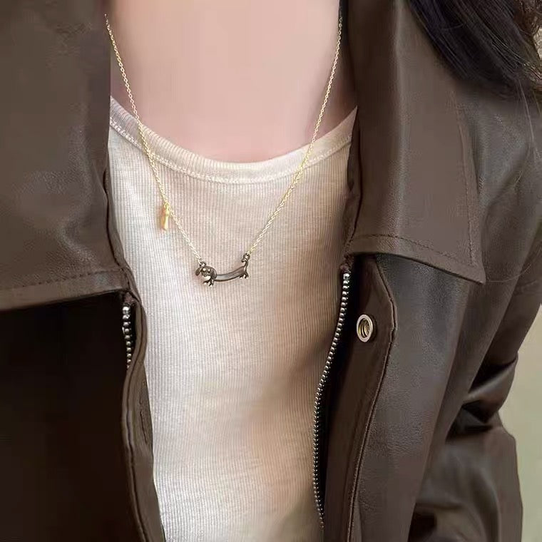 Necklace Cute Dachshund Design