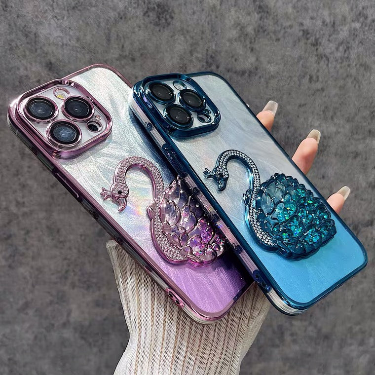 iPhone Case Quicksand Swan Design A