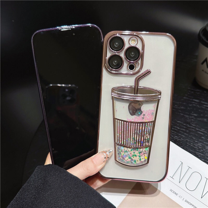 iPhone Case Quicksand Bottle Design A