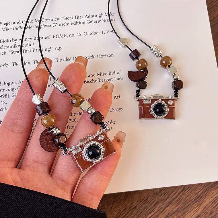 Necklace Cute Camera Design