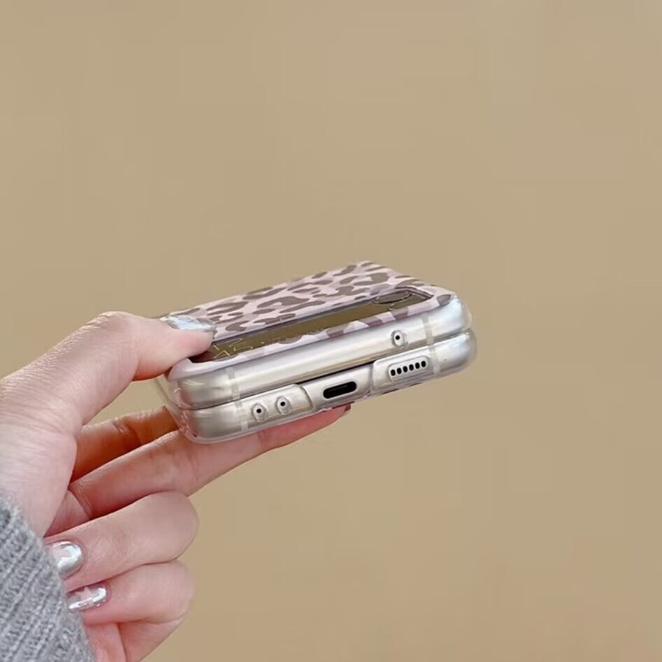 Phone Case Pink Leopard Design