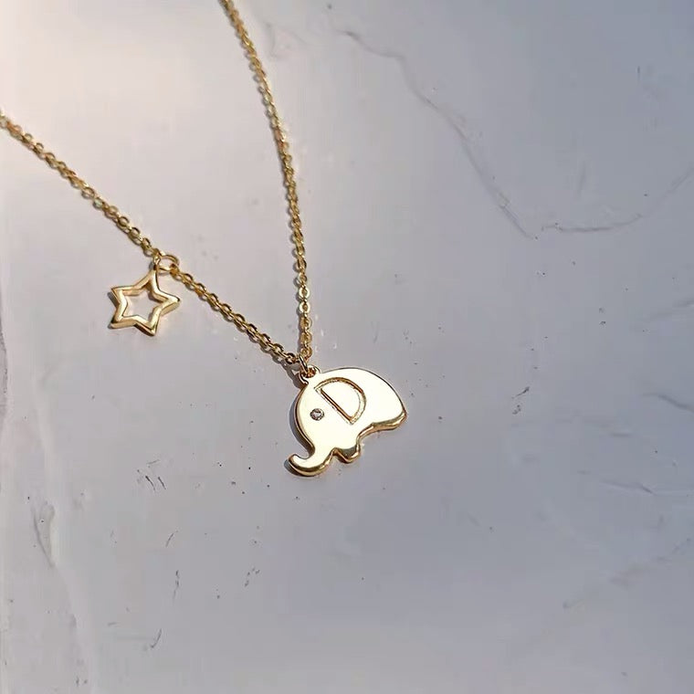 Necklace Cute Baby Elephant Design