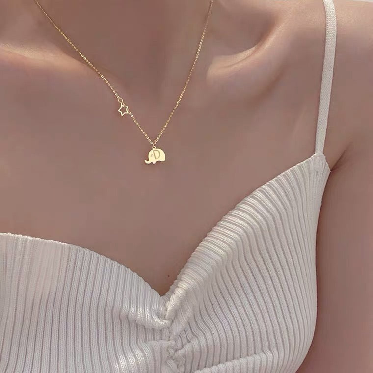 Necklace Cute Baby Elephant Design