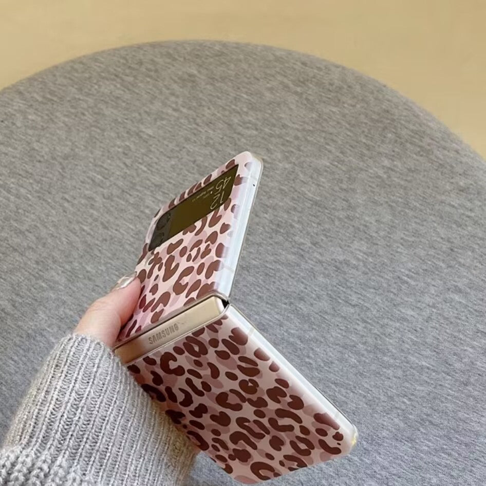 Phone Case Pink Leopard Design