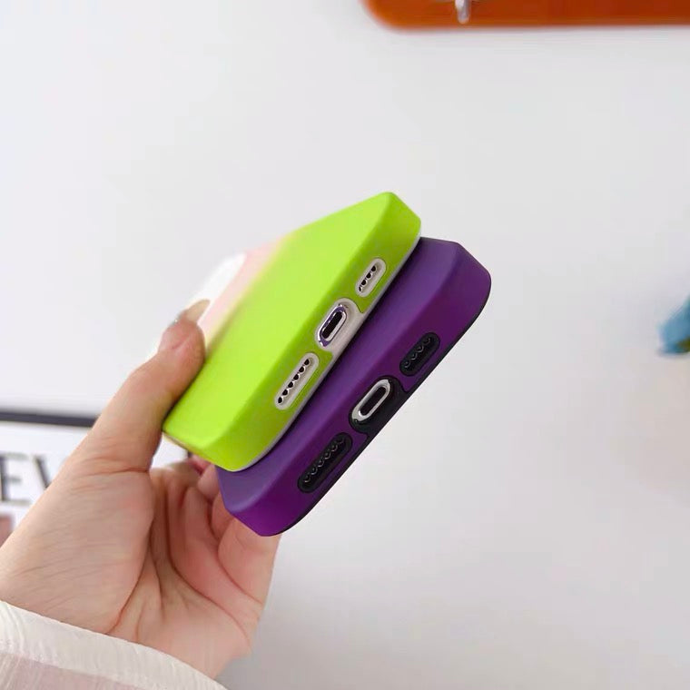 iPhone Case Gradient Color Series with Large Window(With Logo)