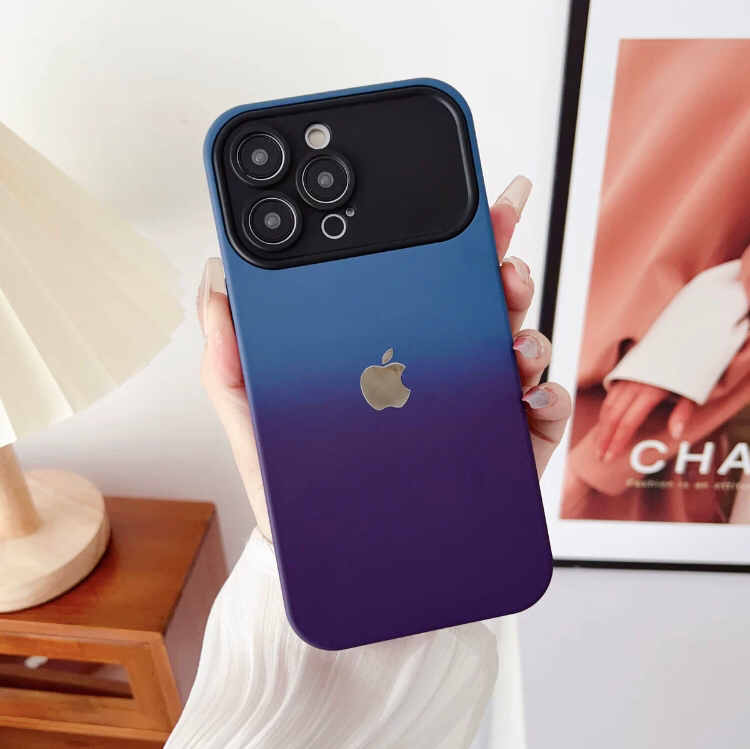 iPhone Case Gradient Color Series with Large Window(With Logo)