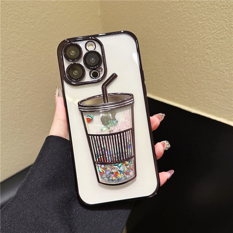 iPhone Case Quicksand Bottle Design A