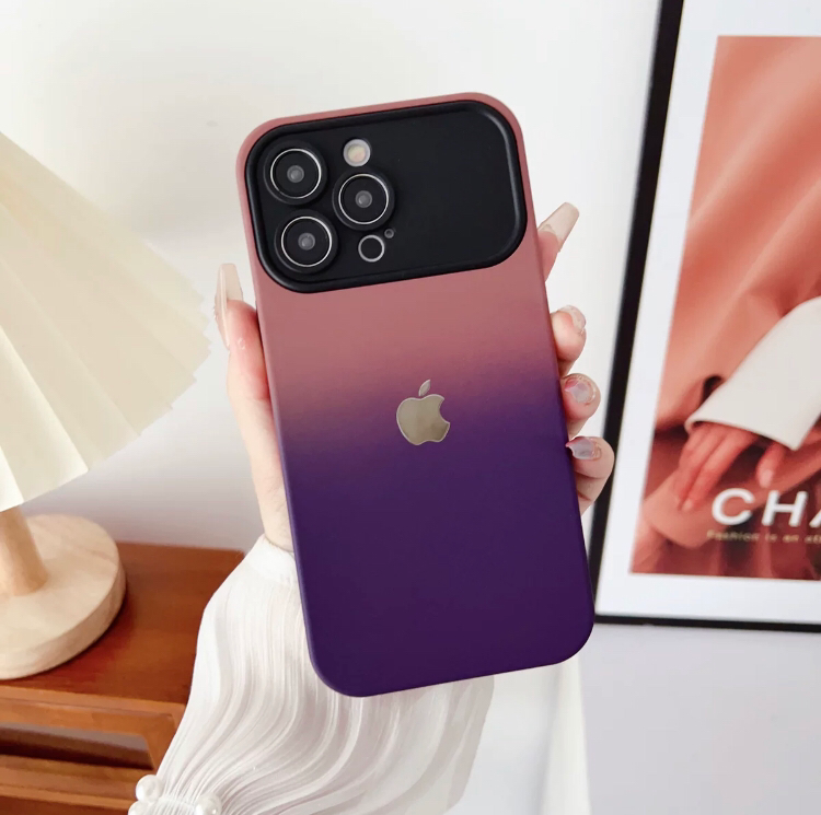 iPhone Case Gradient Color Series with Large Window(With Logo)