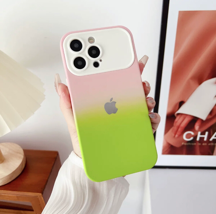 iPhone Case Gradient Color Series with Large Window(With Logo)