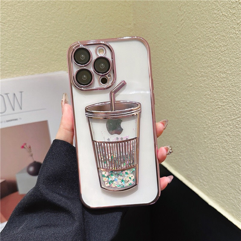 iPhone Case Quicksand Bottle Design A
