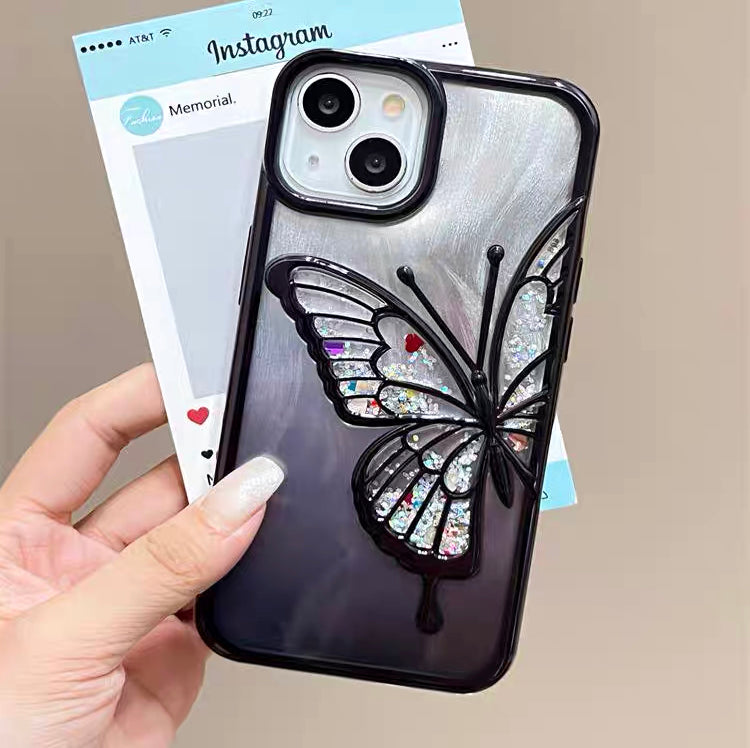 iPhone Case Quicksand Butterfly Design D