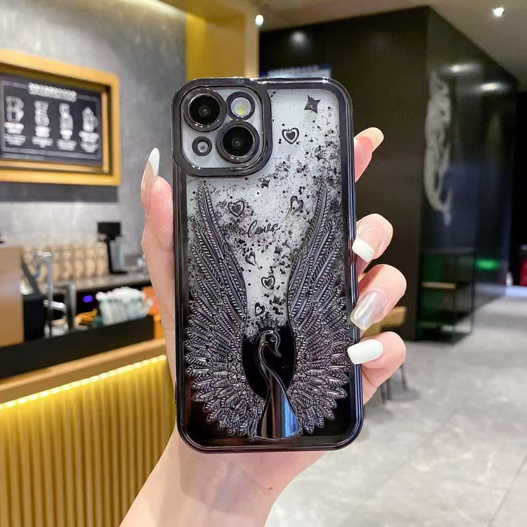 iPhone Case Quicksand Swan Design C
