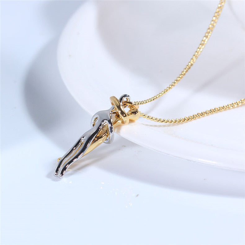 Necklace Hugging lovers Design A