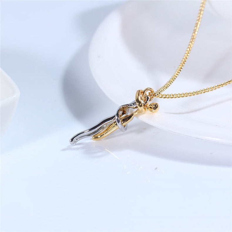 Necklace Hugging lovers Design A