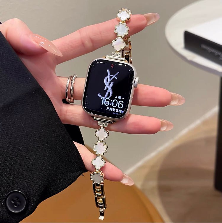 Apple Watch Band Four-leaf Clover Fritillary Design
