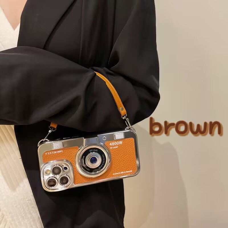 IPhone Case Camera Design with A Strap