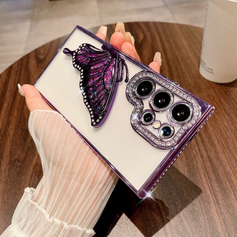 Samsung Case Quicksand Butterfly Design A
