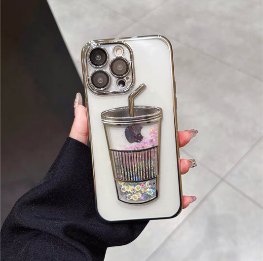 iPhone Case Quicksand Bottle Design A C-05