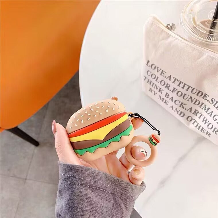 AirPods Case Cartoon Design C with A Hook