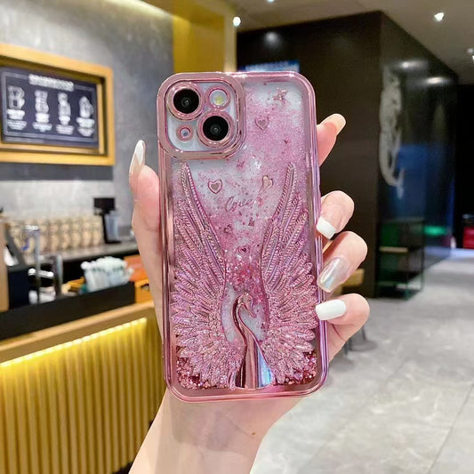 iPhone Case Quicksand Swan Design C