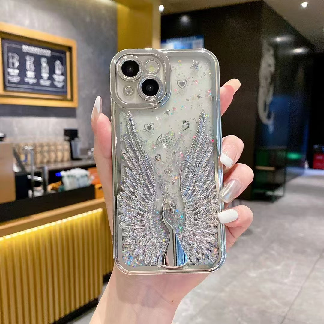 iPhone Case Quicksand Swan Design C