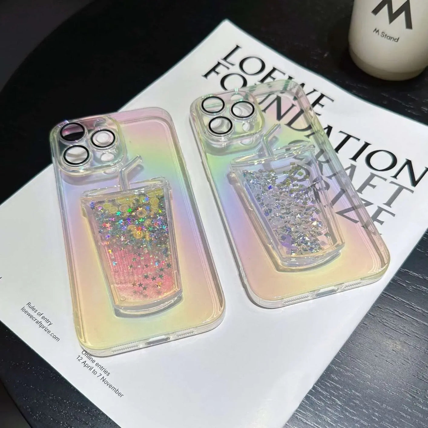 iPhone Case Quicksand Bottle Design B