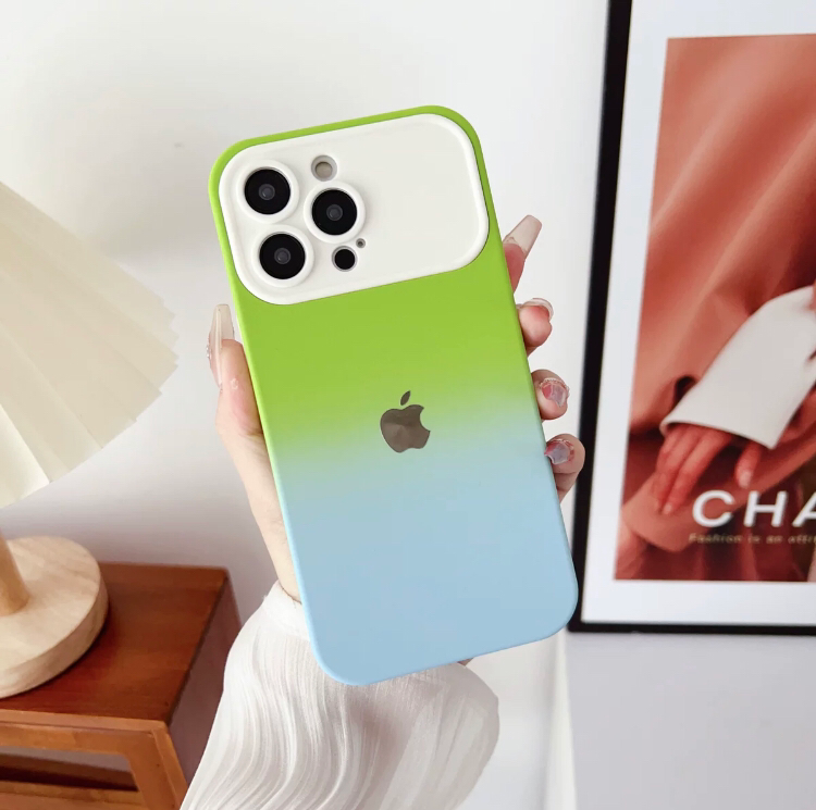 iPhone Case Gradient Color Series with Large Window(With Logo)