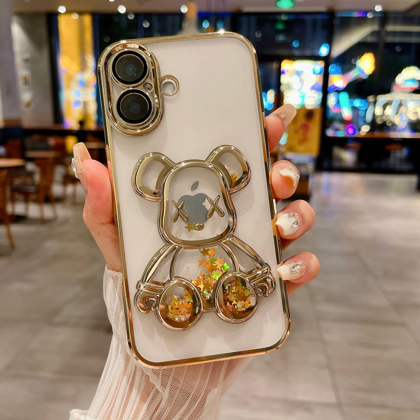 iPhone Case Quicksand Bear Design B