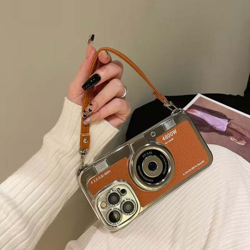 IPhone Case Camera Design with A Strap