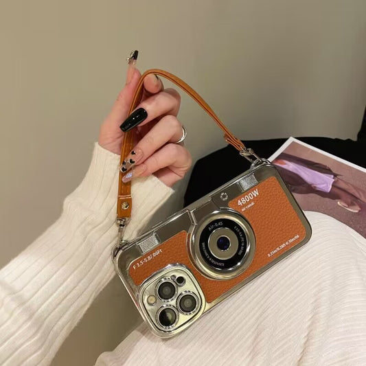 IPhone Case Camera Design with A Strap