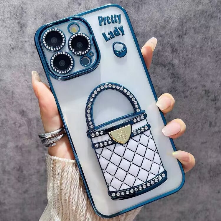iPhone Case Bag Design A with A Mirror Stand