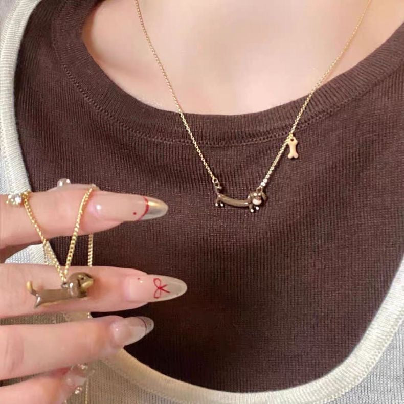 Necklace Cute Dachshund Design