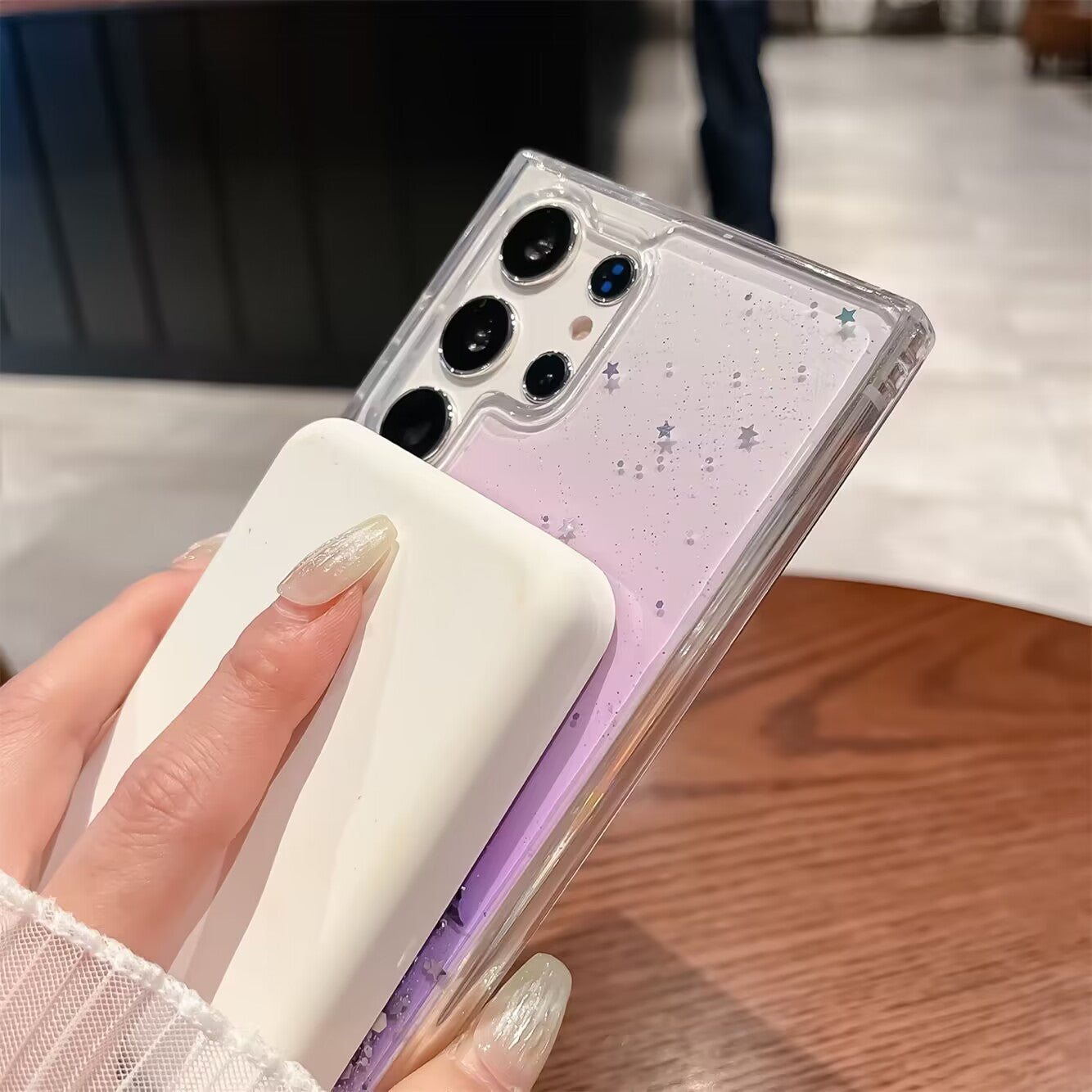 Samsung Case Clear Starry Sky Design(Colors Series A)