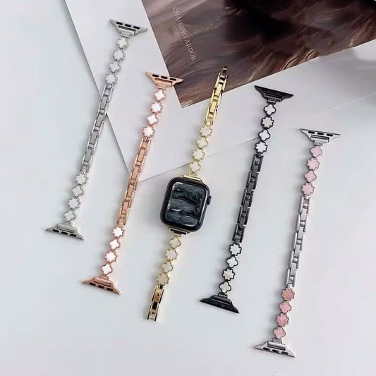 Apple Watch Band Four-leaf Clover Fritillary Design