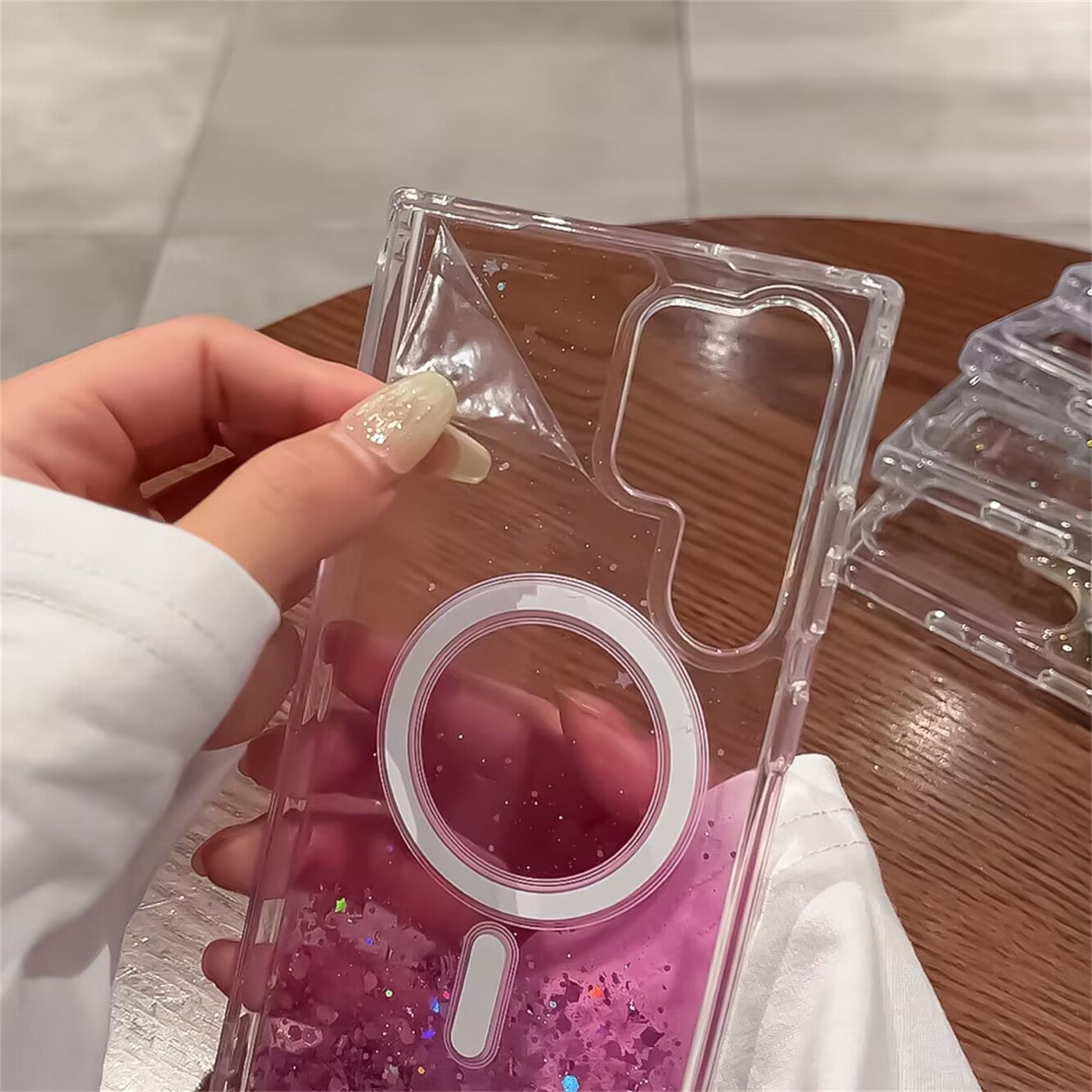 Samsung Case Clear Starry Sky Design(Colors Series A)