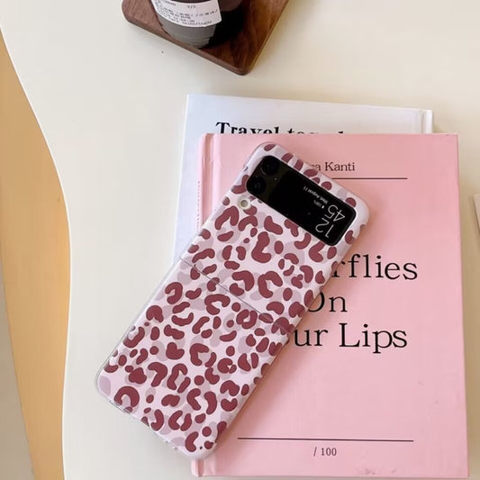Phone Case Pink Leopard Design