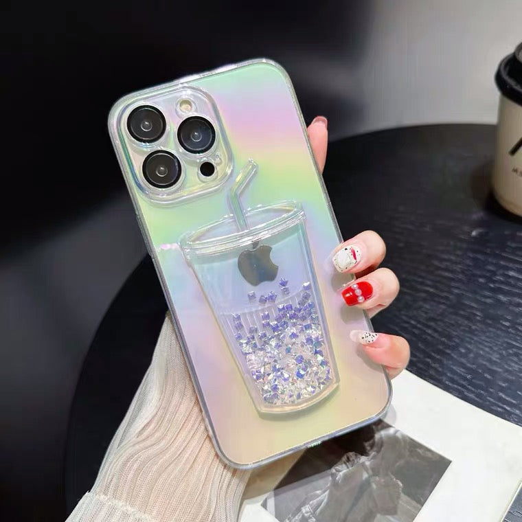 iPhone Case Quicksand Bottle Design B
