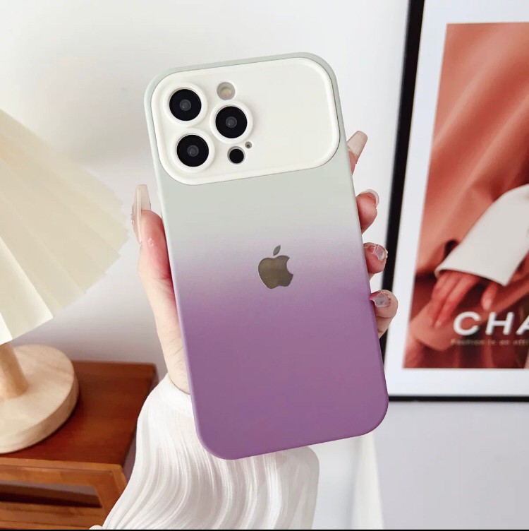 iPhone Case Gradient Color Series with Large Window(With Logo)