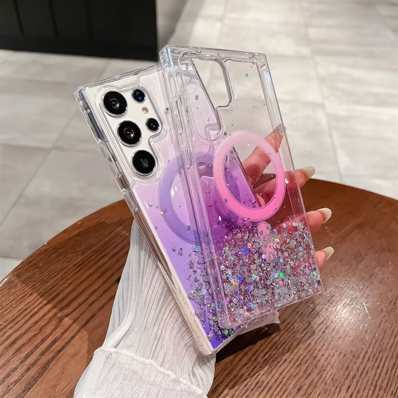 Samsung Case Clear Starry Sky Design(Colors Series A)