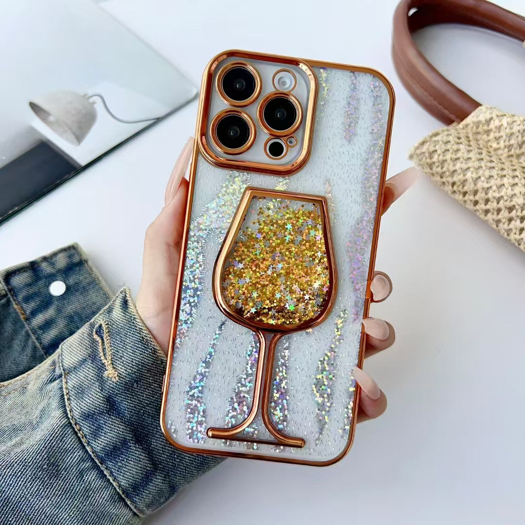 iPhone Case Red Wine Glass Design(Colors Series A)