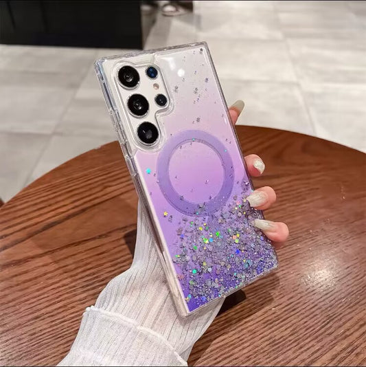Samsung Case Clear Starry Sky Design(Colors Series B)