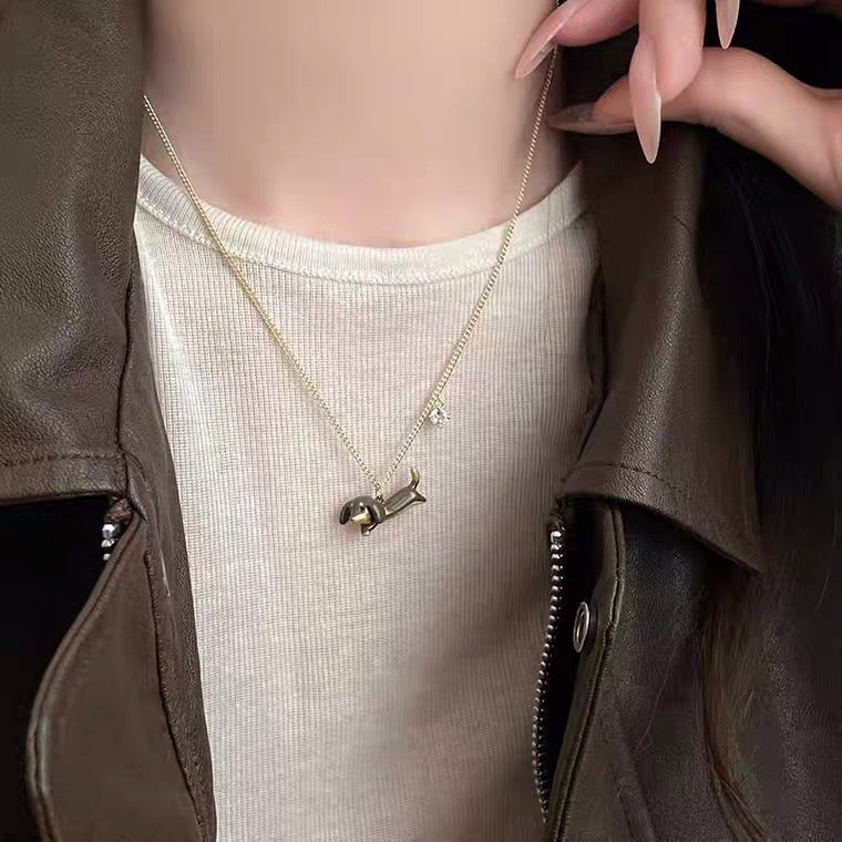Necklace Cute Dachshund Design