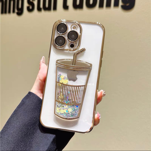 iPhone Case Quicksand Bottle Design A C-04